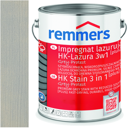 Remmers HK-Lasur HK-Lazura PLUS ochronna lazura drewna SRREBRNY SZARY 20L